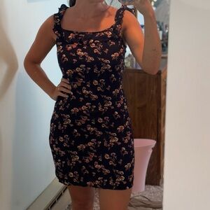 Floral Navy Dress